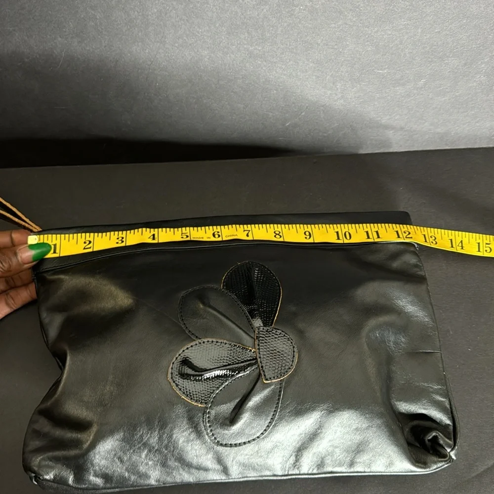 Crouch & Fitzgerald Leather Clutch Bag